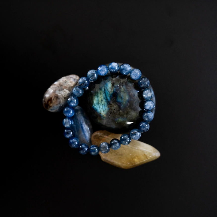 Blue Kyanite Energetic Alignment & Clear Communication Bracelet