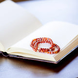 The Evoline Carnelian Courage & Bold Action Bracelet, healing energy bracelets, bracelet stacks