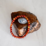 The Evoline Carnelian Courage & Bold Action Bracelet, healing energy bracelets, bracelet stacks