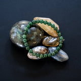 The Evoline Green Aventurine prosperity and opportunity bracelet. 