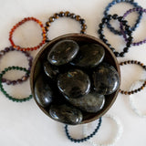 The Evoline Labradorite Palm Stone 