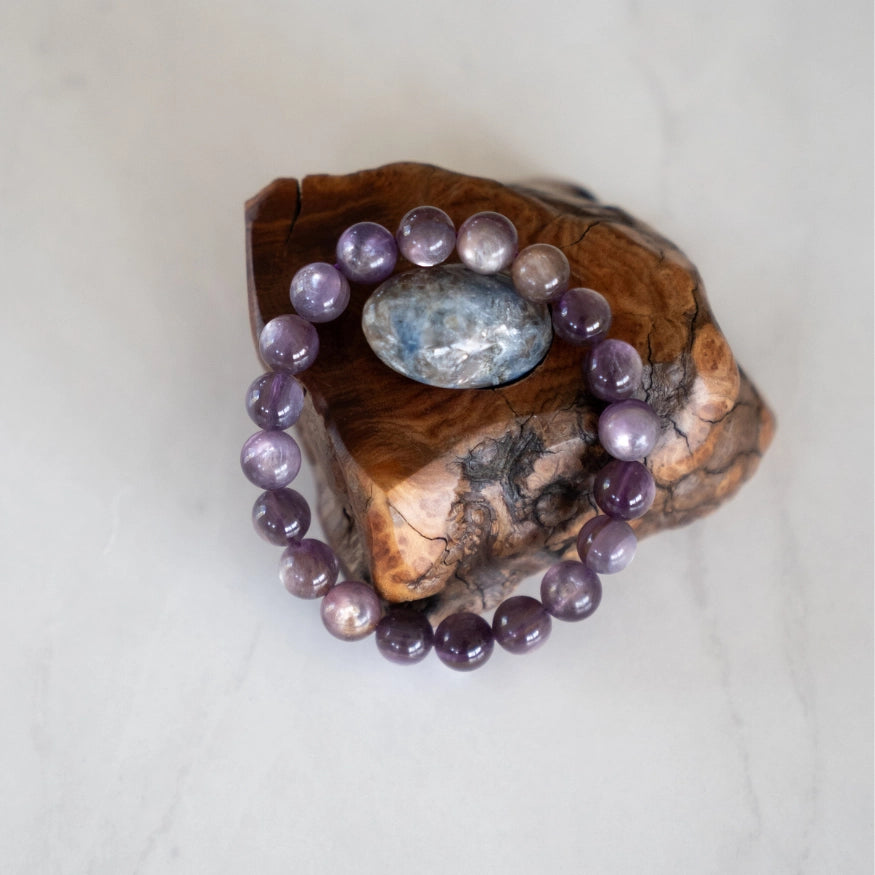 The Evoline Lepidolite Serenity & Emotional Balance Bracelet 