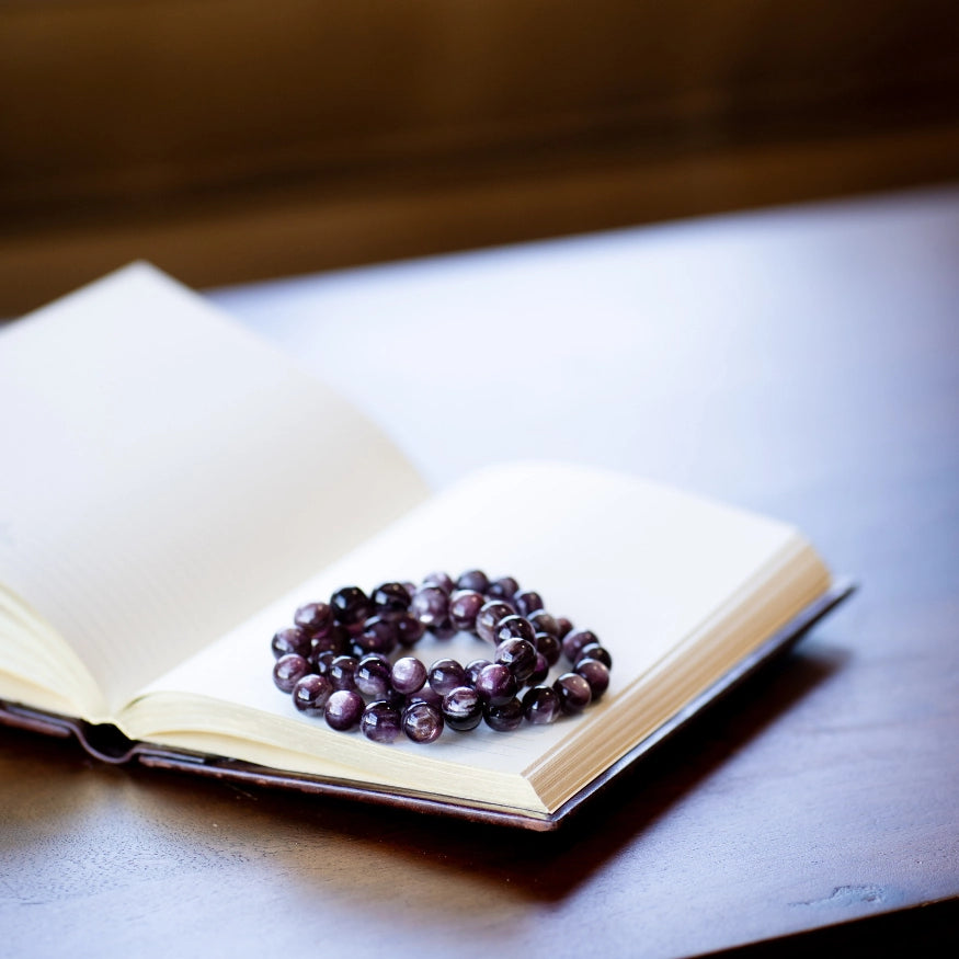 The Evoline Lepidolite Serenity & Emotional Balance Bracelet 