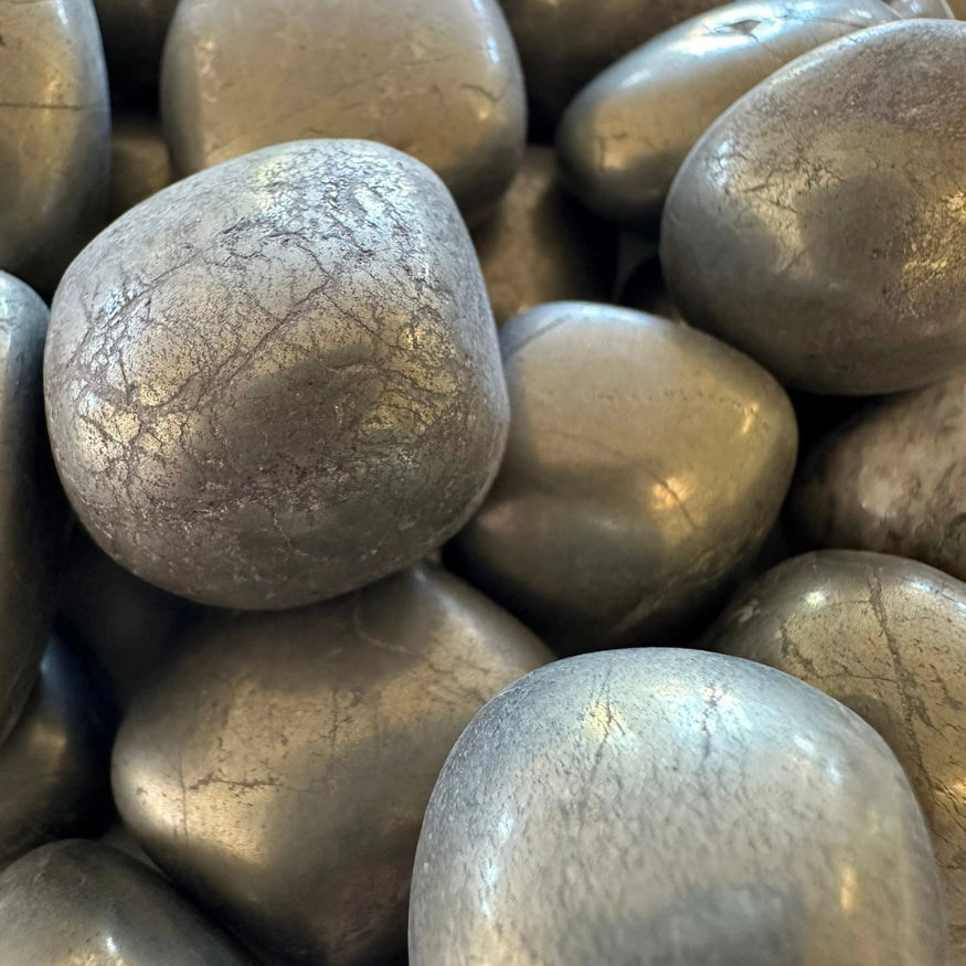 The Evoline Pyrite Abundance & Security Tumbled Stones