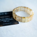 Gold Rutilated Quartz Bracelet 
